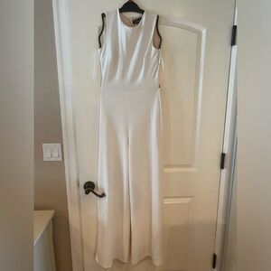 White lulus jumpsuit